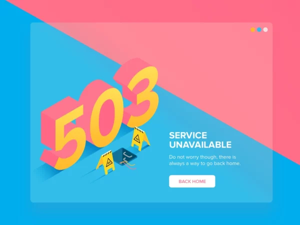 503 error