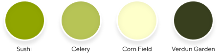 Авокадо цветовая схема