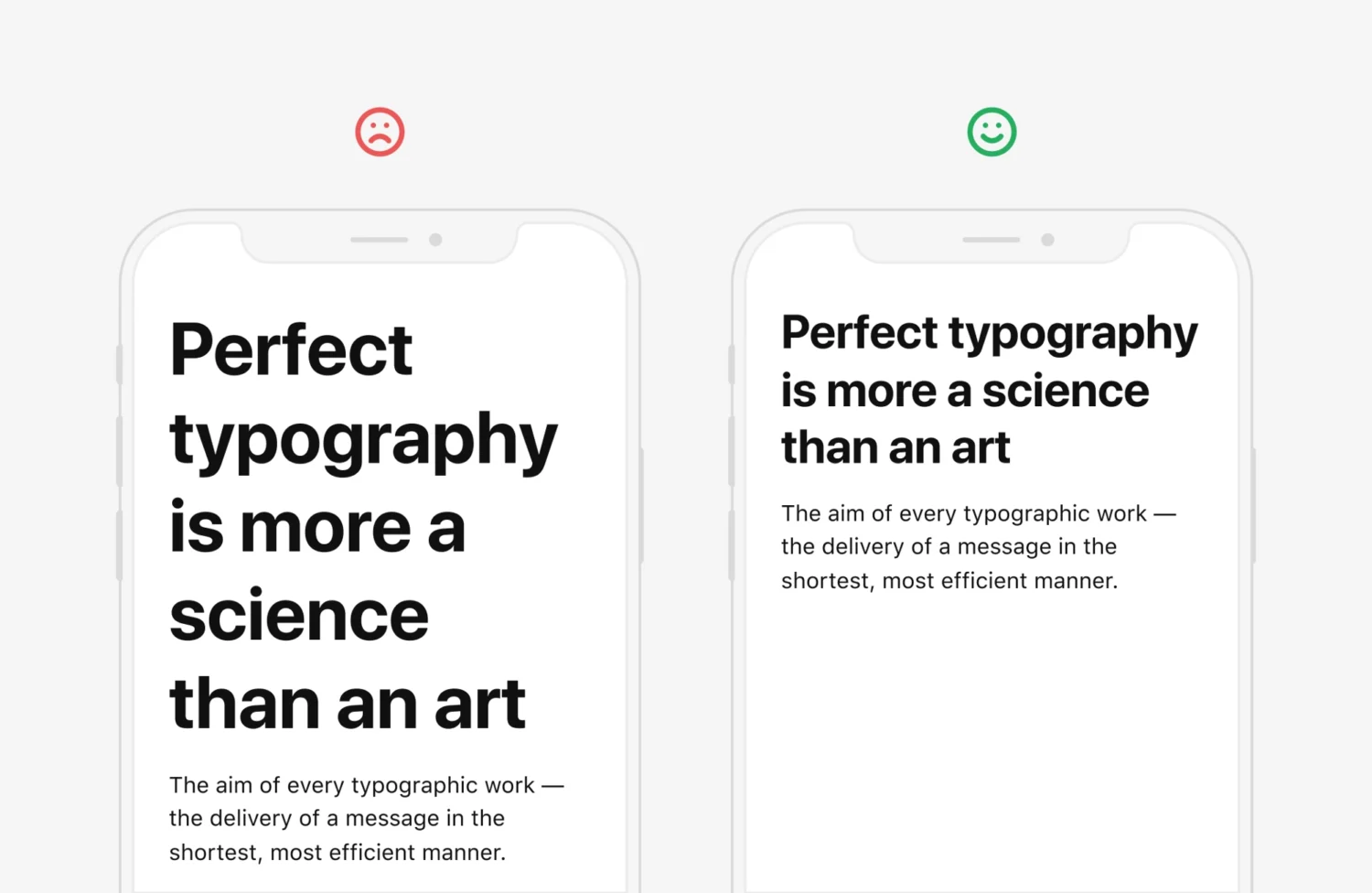Fonts for mobile