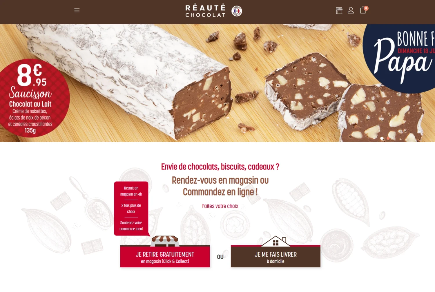 RÉAUTÉ CHOCOLAT online store