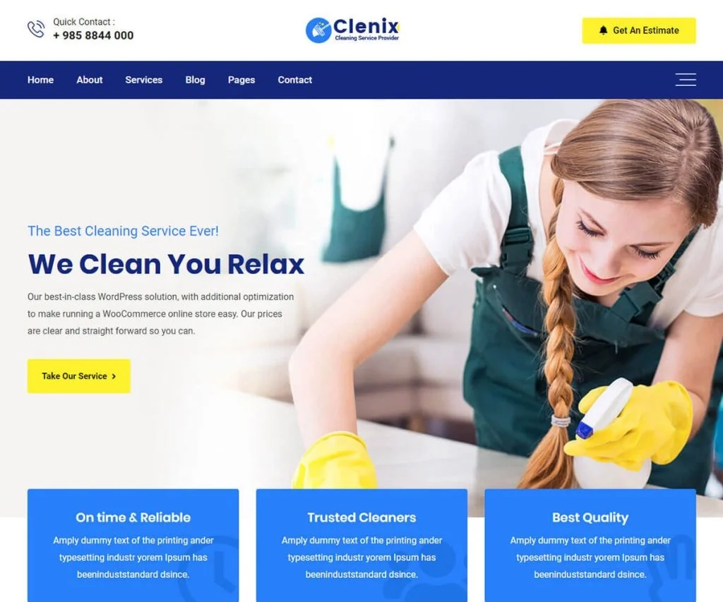 on-demand cleaning service