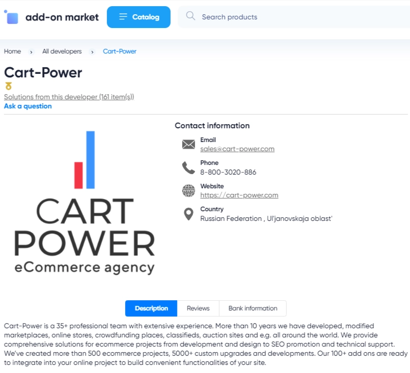 All-CS-Cart developers-Cart-Power