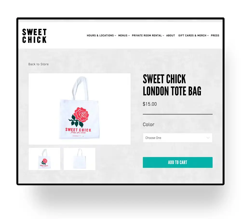 London Tote Bag on Sweet Chick