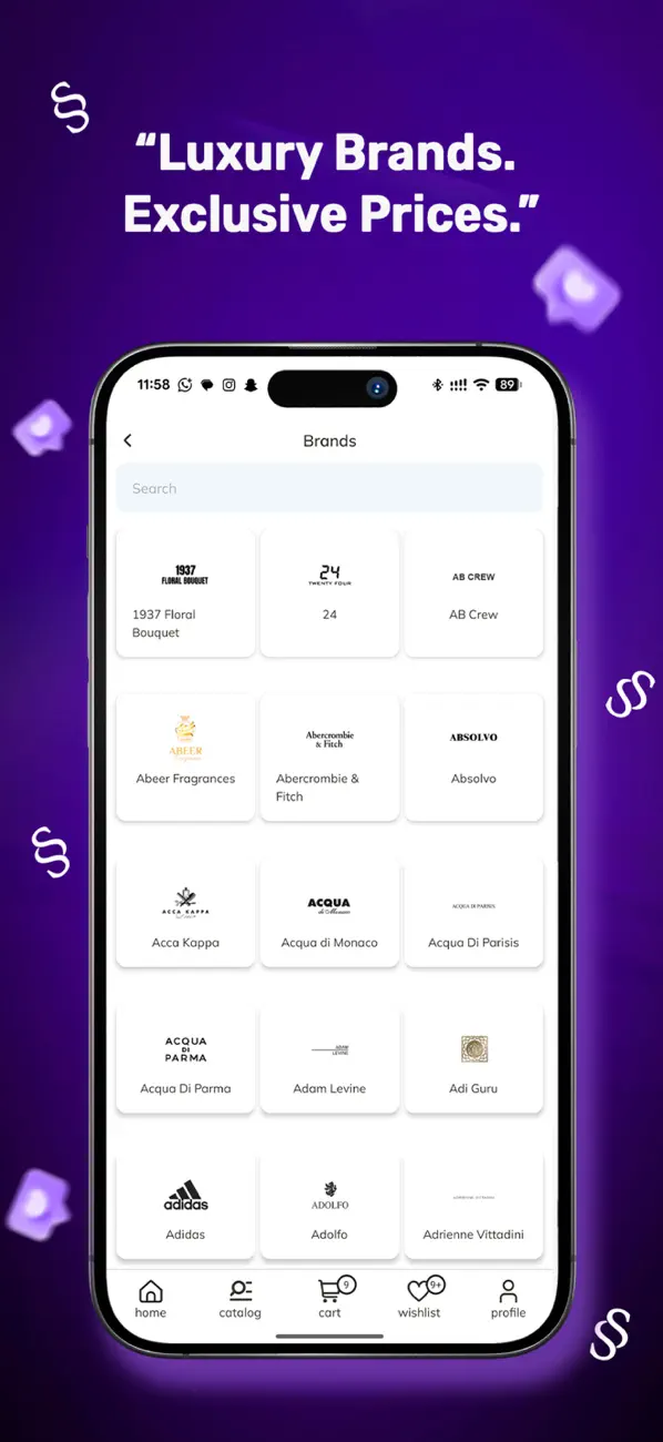 Screen 4 of the Essenzi store app built on PowerApp