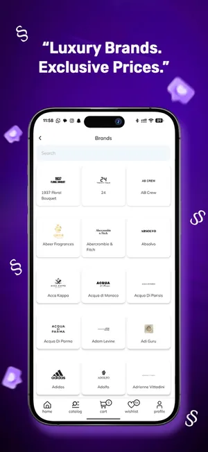 Essenzi: app screen 2