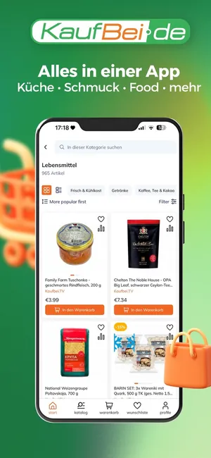 Kaufbei.de: app screen 1