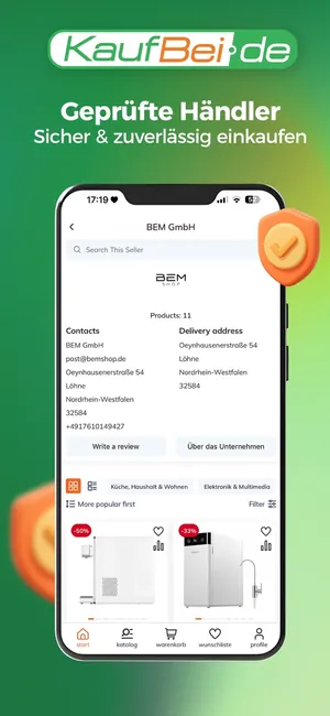 Kaufbei.de: app screen 3