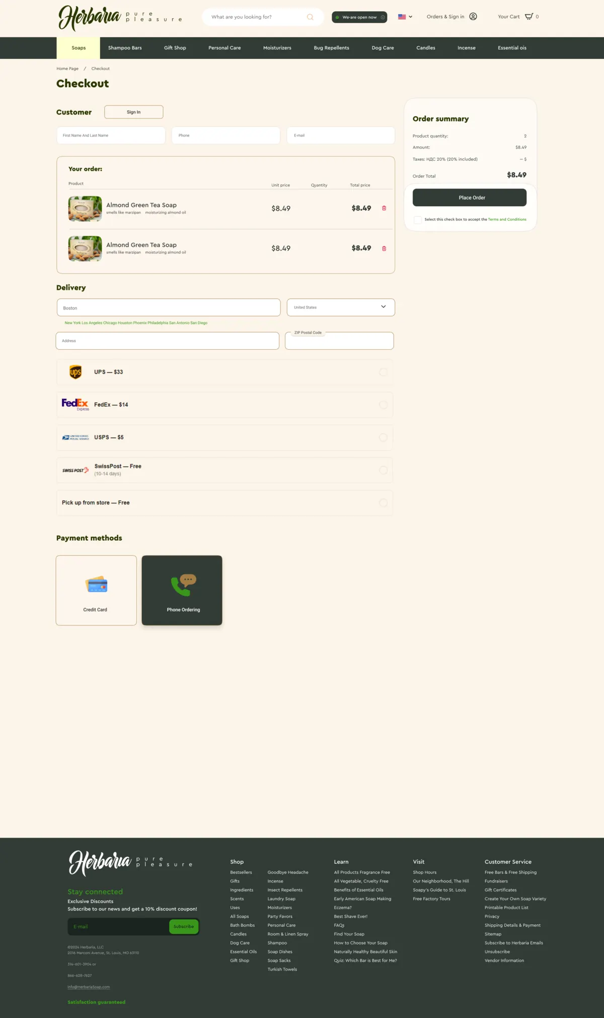 Checkout Herbaria
