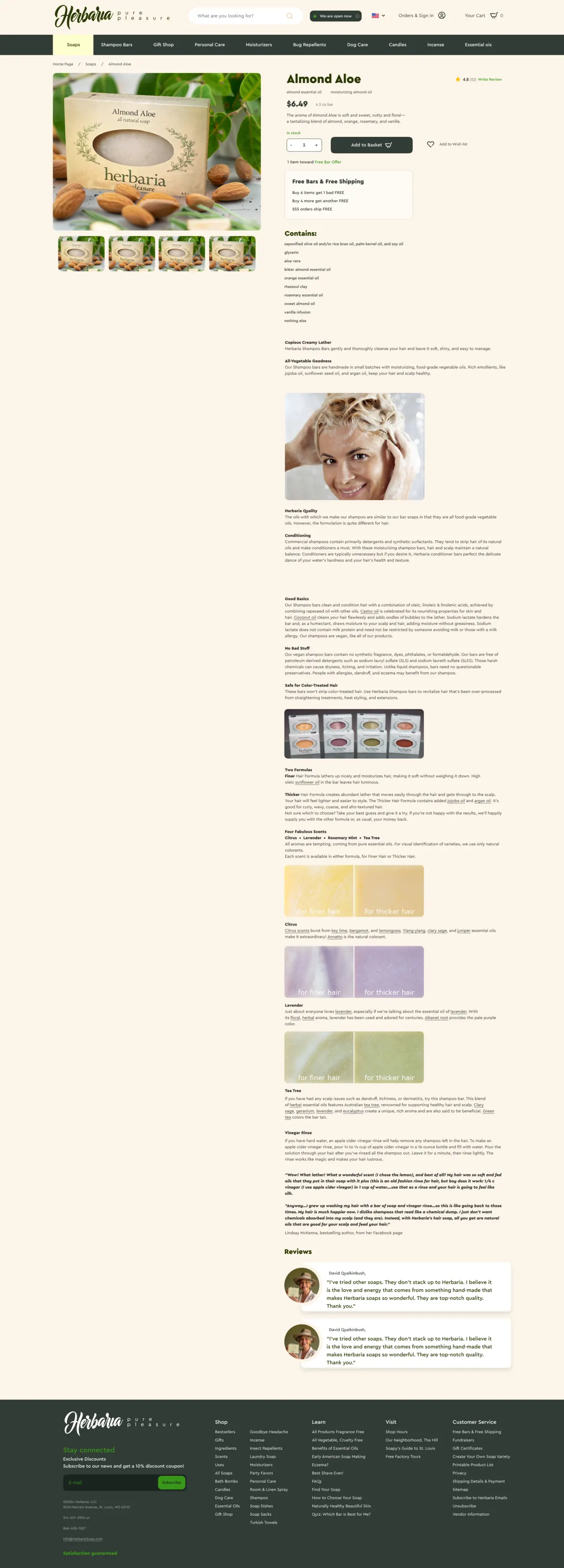Product page Herbaria