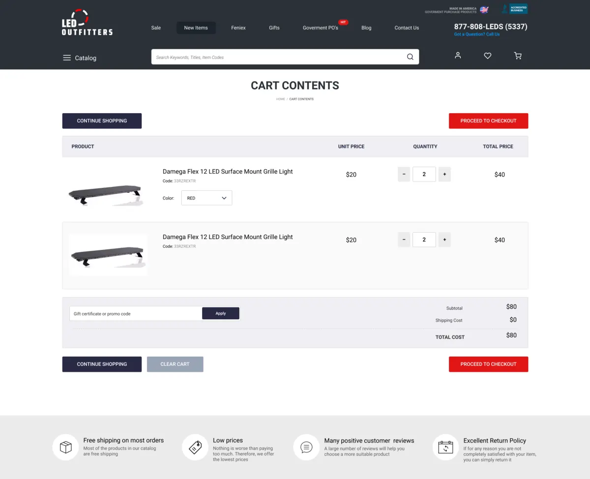 Cart LED Outfitters