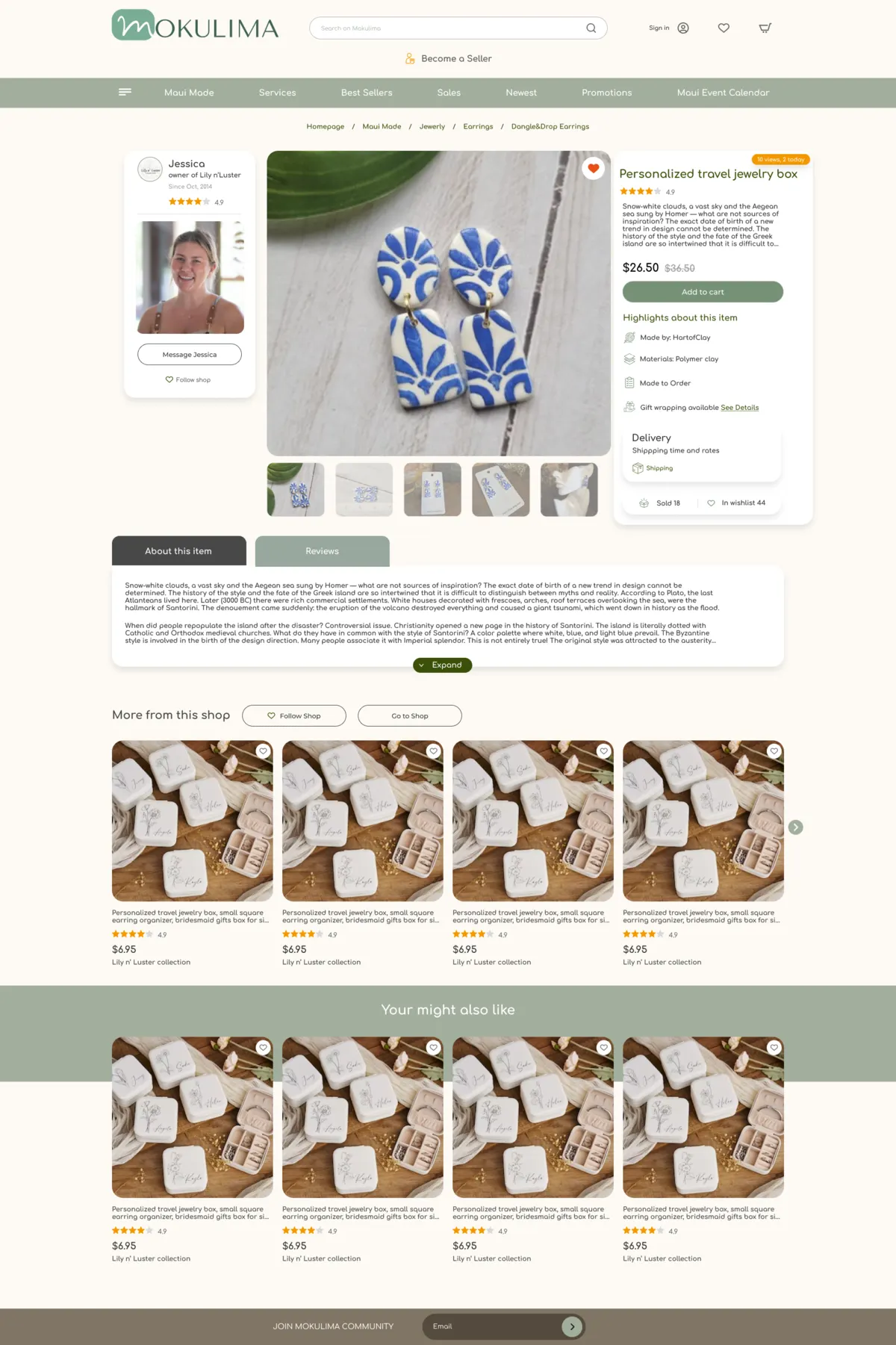 Product page Mokulima
