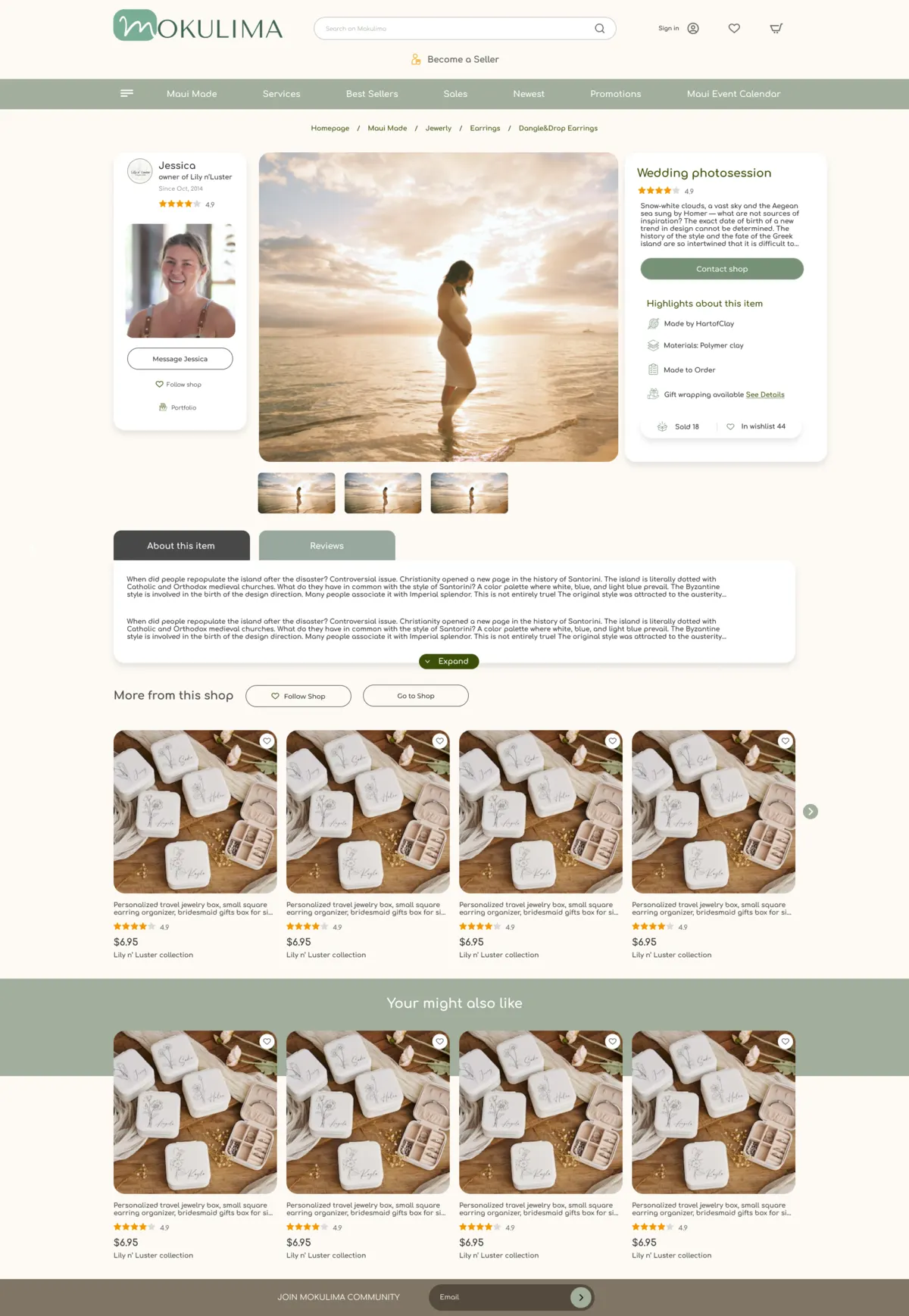 Service page Mokulima