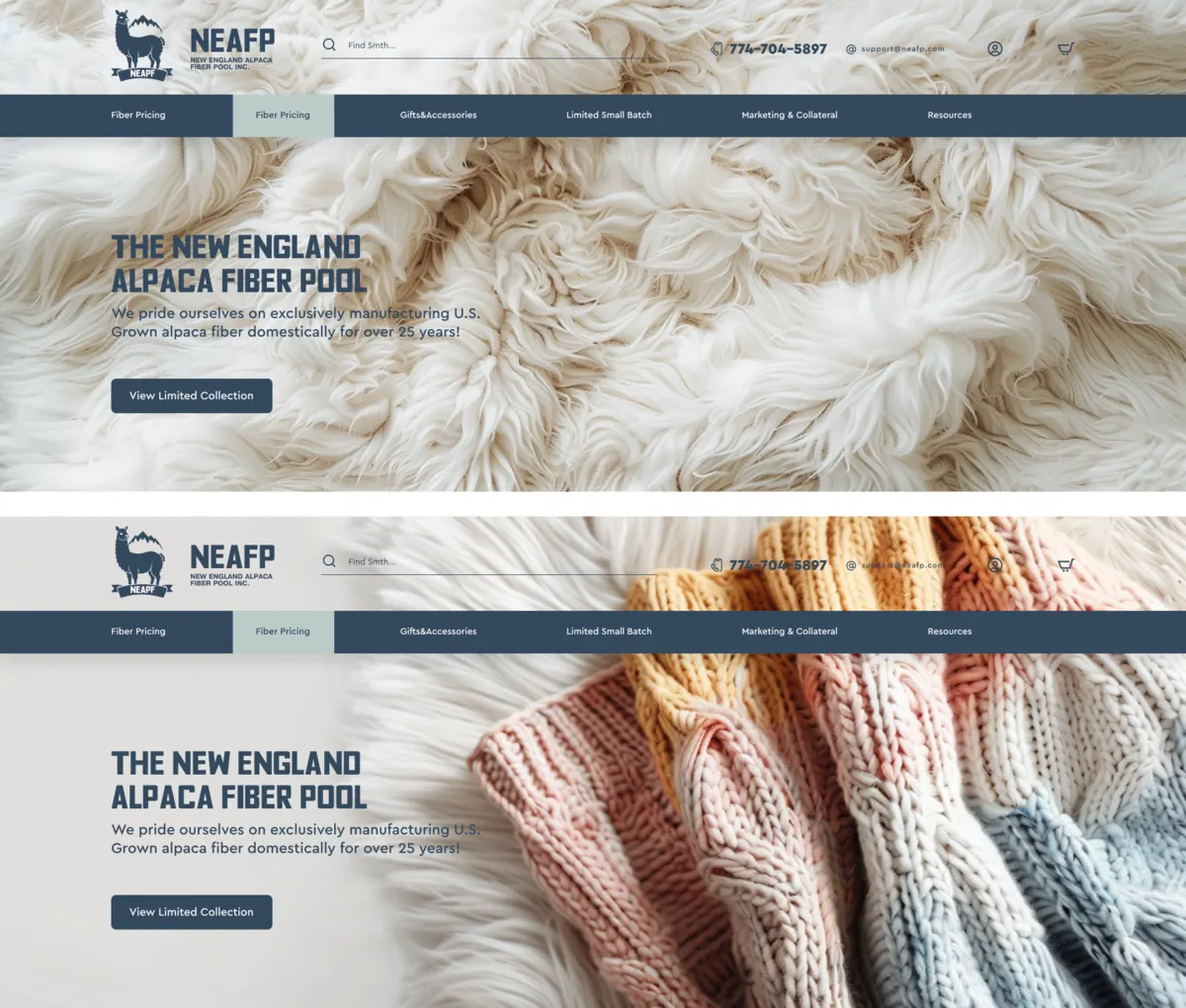 First screen variants NEAFP